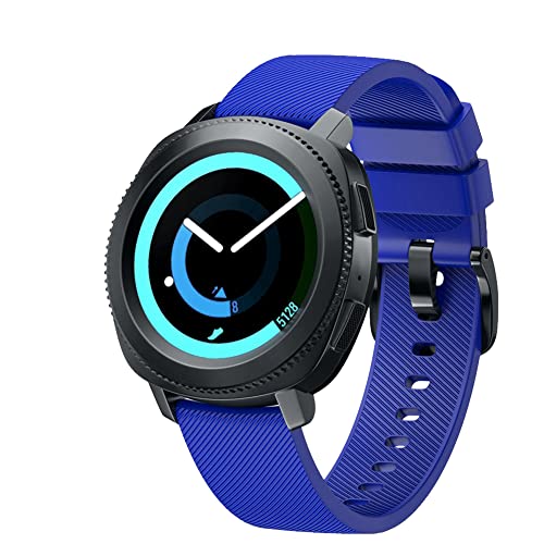 FunBand Compatibile con Cinturino Gear Sport, 20mm Braccialetto Sportivo di Ricambio in Silicone per 20mm Universal Strap/Gear S2 Classic/Galaxy Watch 42mm / Galaxy Watch Active 2