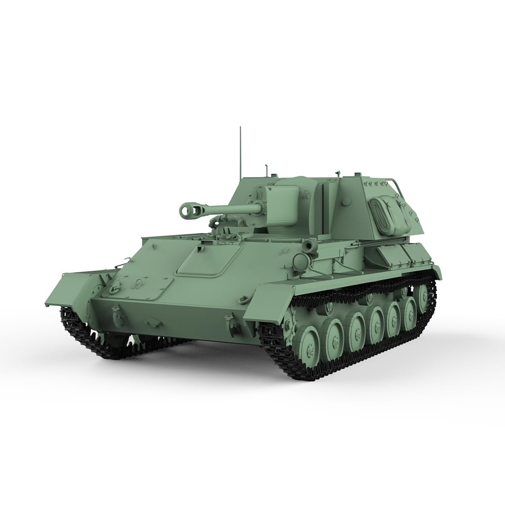 MRY-SFW SS72611 1/72 25mm Military Model Kit Soviet SU-76M 76mm Zis-3 Tank Destroyer V1.5