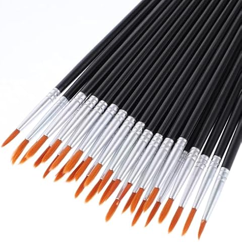 Prasacco 30-Piece Kids Paint Brush Set Cover