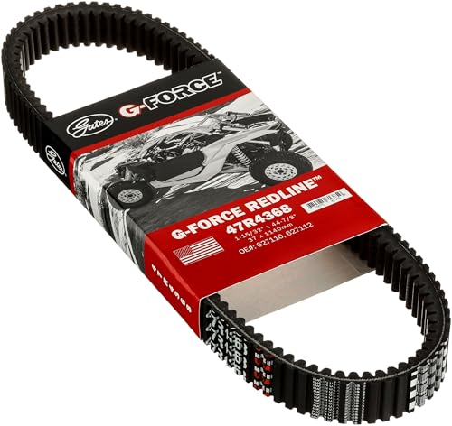 Courroie CVT Gates 47R4368 G-Force RedLine pour transmission variable de motoneige