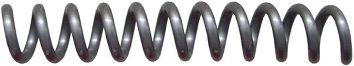 Spiral Coil Binding Spines 8mm x 381mm (5/16 x 15-inch) 4:1 [pk of 100] binds Legal Size, Color: Silver (PMS 877C-Metallic)