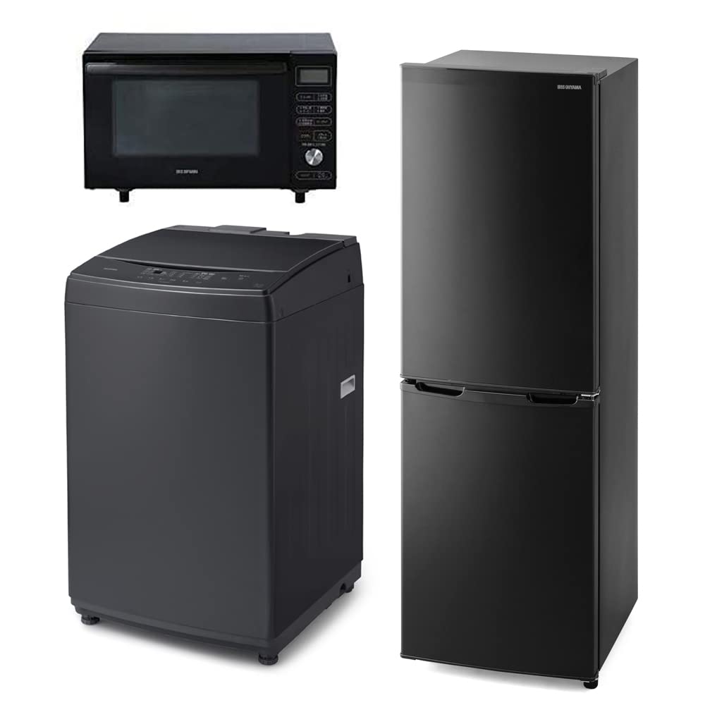 Amazon | アイリスオーヤマ 【新生活3点セット買い】 冷蔵庫 162L +