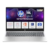 HP 15 Smartchoice, Intel Core Ultra 5 125H, 12 Tops (16GB DDR5, 512GB SSD) FHD, IPS, 15.6''/39.6cm, Win11, M365(1yr)* Office24, Silver, 1.65kg, fd1254TU, FHD Camera w/Shutter, AI Powered Laptop