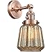 Innovations 203SW-AC-G146-LED 1 Light Vintage Dimmable LED Sconce with a High-Low-Off Switch, Antique Copper