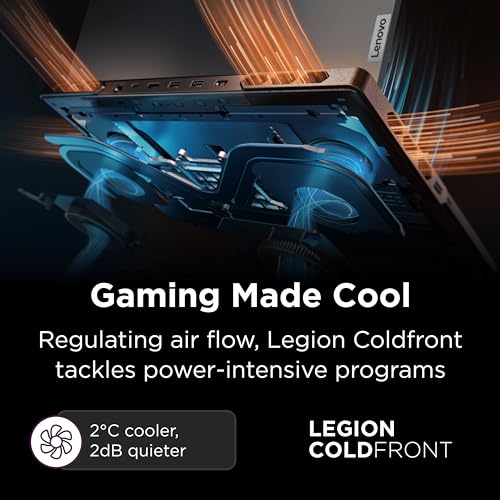 Image of Lenovo Legion Pro 7 Gaming Laptop, NVIDIA GeForce RTX 4080 12GB GDDR6, 16 inch WQXGA Display, AMD Ryzen 9 7945HX, 32GB RAM, 1TB SSD, 2560x1600 px, Windows 11, Onyx Grey