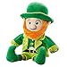 Juvale Stuffed Leprechaun Plush Toy - 14-Inch Green Polyester for Kids - Soft & Huggable Stuffed Animals Decor & Play Accessory
