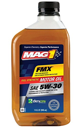 Aceite de motor sintético Mag1 SAE 5W-30, 1 Qt pack de 6