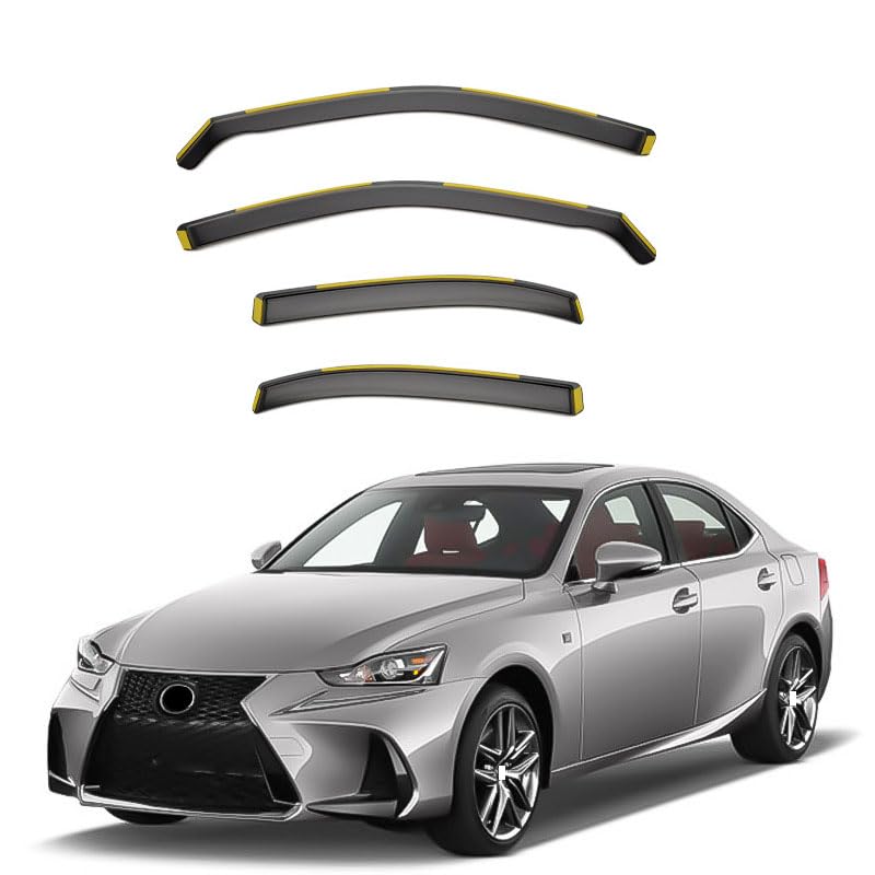 Deflectores de aire Lexus IS XE30 2021+ con diseño incrustado de alta gama