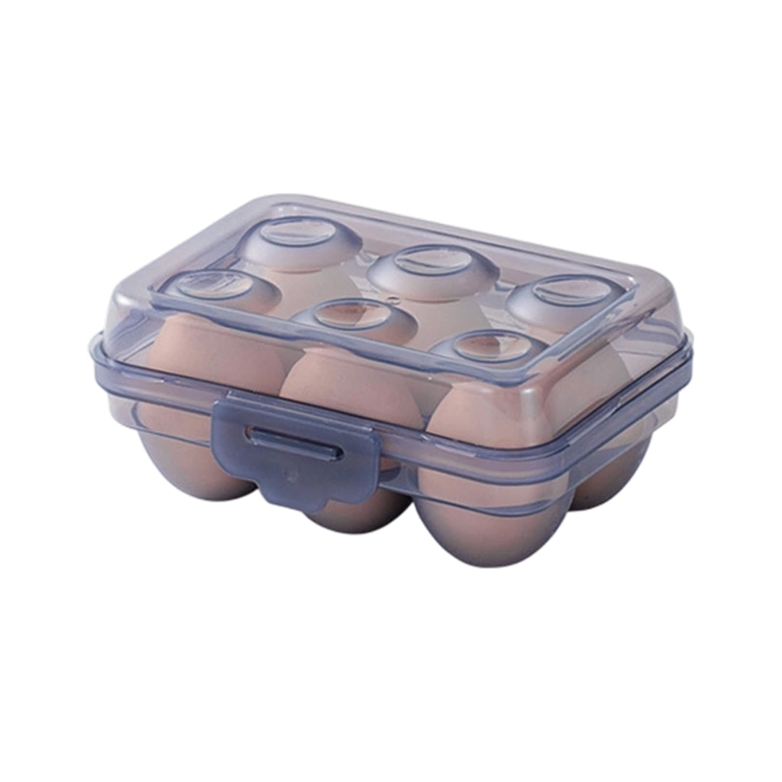 Buxuaaaa Multipurpose Eggs Tray for Household Kitchen Shatters Proof Clear Storage Solution Nonslip Base Kitchen Eggs Tray Freshness Preserving Holder
