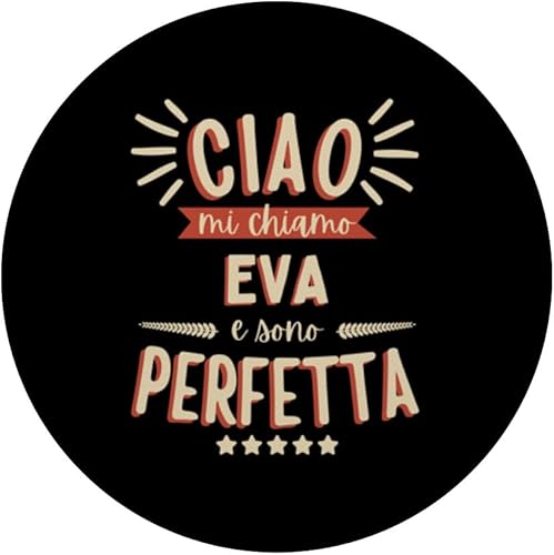 Miniatura 3 de Eva Idea Regalo Personalizzata Amica Nome Divertente PopSockets Standard PopGrip