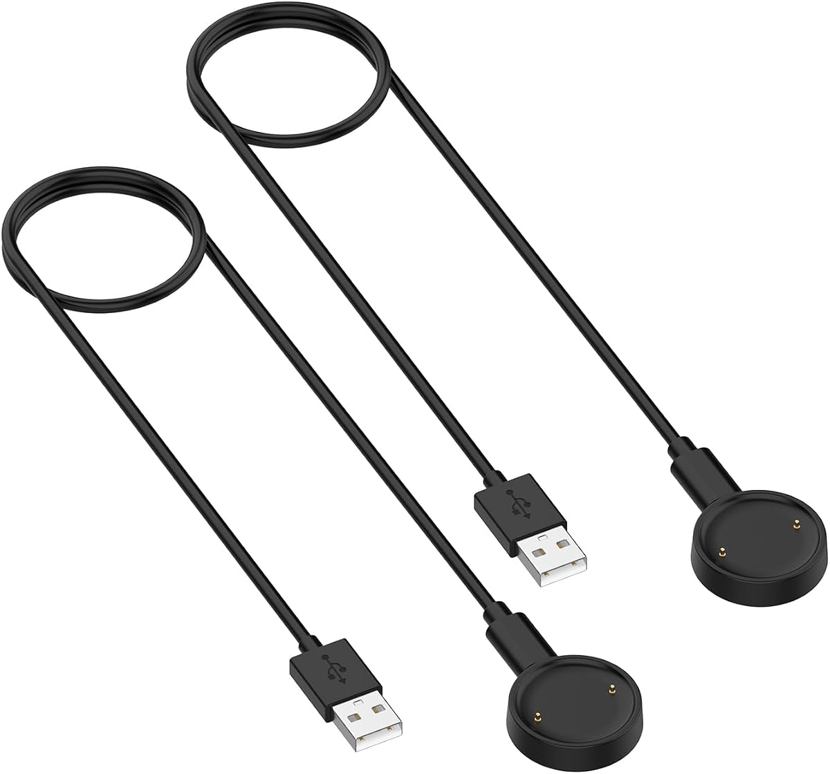 2Pack Charger Dock Compatible with Amazfit Active 2 Smartwatch A2437 Charging Cable Replacement