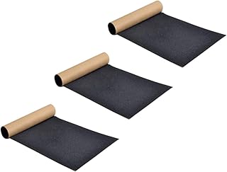 BESPORTBLE 3 Pçs Lixa De Skate Fita Adesiva Preta Pro Gaff Fita Ao Ar Livre Fita De Aderência Para Skates Fita Adesiva De Borracha Conveniente Fita Adesiva Fita De Skate Fornecimento De
