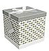 Gift Box 10"X10"X10" - Sienna Collection - Easy to Assemble & Reusable - No Glue Required - Ribbon, Tissue Paper, and Gift Tag Included - EZ Gift Box by Endless Art US