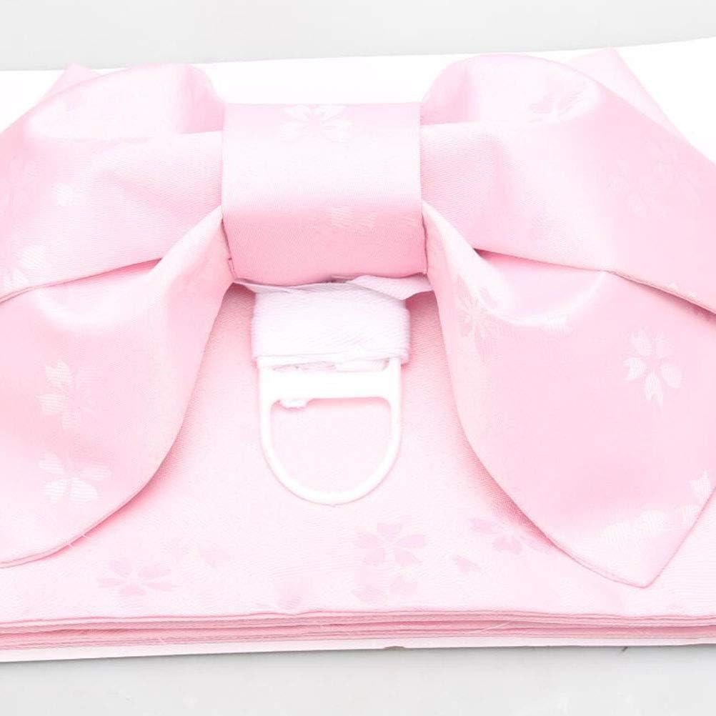 Amosfun Japanese Kimono Bow Belt Yukata for Ladies
