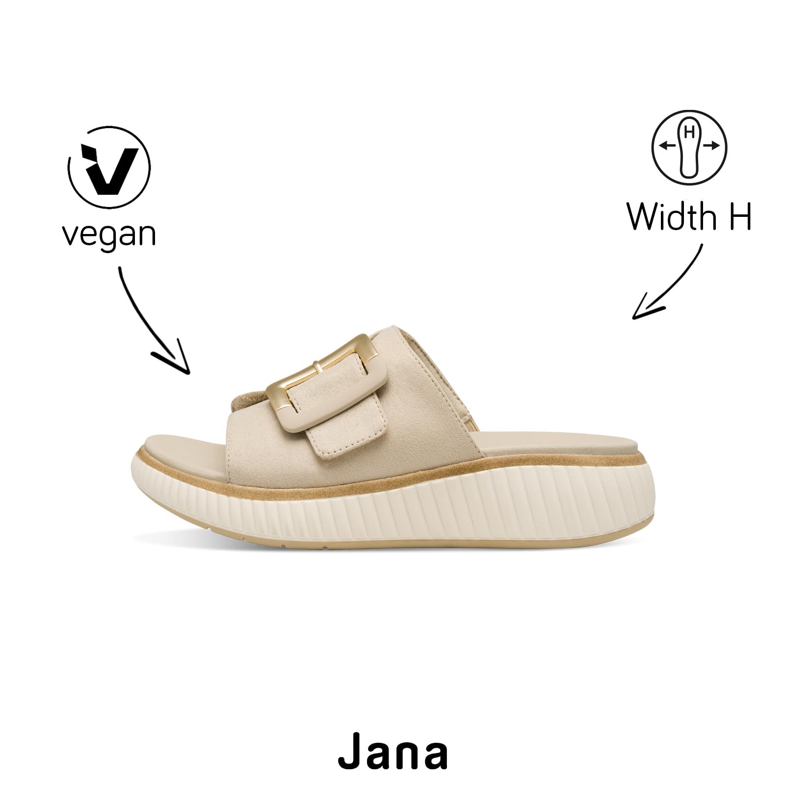 Jana Coshy Mules Femme été Confortables