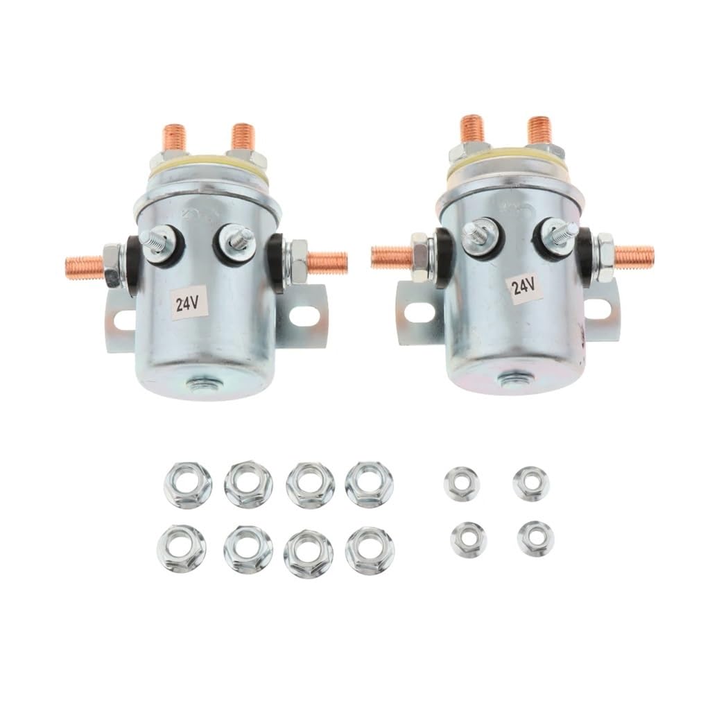 2X Solid Continuous Duty 24V 200A Solenoid Relay NWPNLXEA