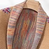 Zoom IMG-2 qsvbeeqj cardigan con motivo geometrico