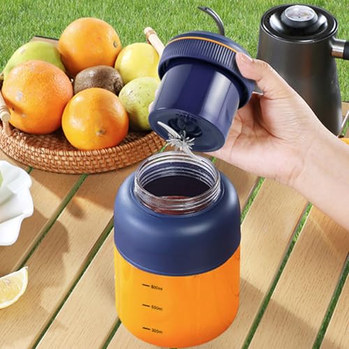 Batidos en cualquier lugar con este exprimidor portátil de 1300 ml 6