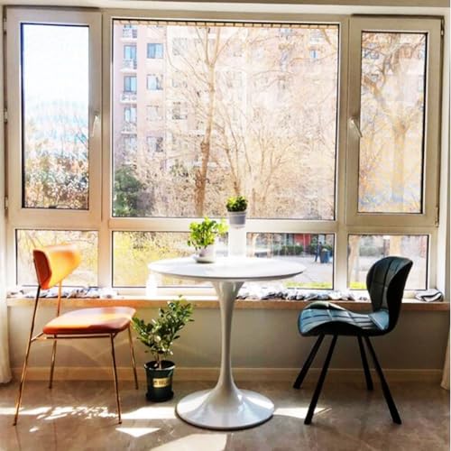 Table de bistrot ronde 80 cm blanche style tulipe pour petite cuisine - 6