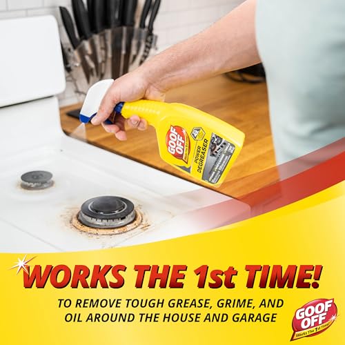 Goof Off Power Cleaner and Degreaser for Mechanics– 32 oz. Trigger Spray Bottle