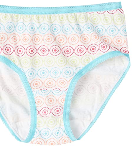 Trimfit Girls 100% Cotton Colorful Hearts Panties Multi Color,Medium / 6-8(10-Pack) - Thumbnail 4
