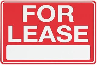 For Lease Sign 12x8 Inch Rust Free Aluminum Easy to Read Sturdy Keep Out Outdoor Metal Signs for Home Farm Yard 12x8 Inch