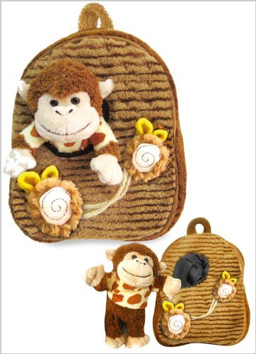Pecoware / Best Buddy Backpack with Removable Plush - Monkey in Pocket Pecoware / Best Buddy Backpack with Removable Plush - Monkey in Pocket
