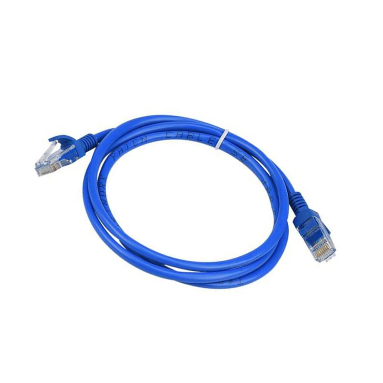 OSALADI Practical Cat5e Cable 50ft Internet Cable for Router Pc Reusable Adhesive Cable Ties