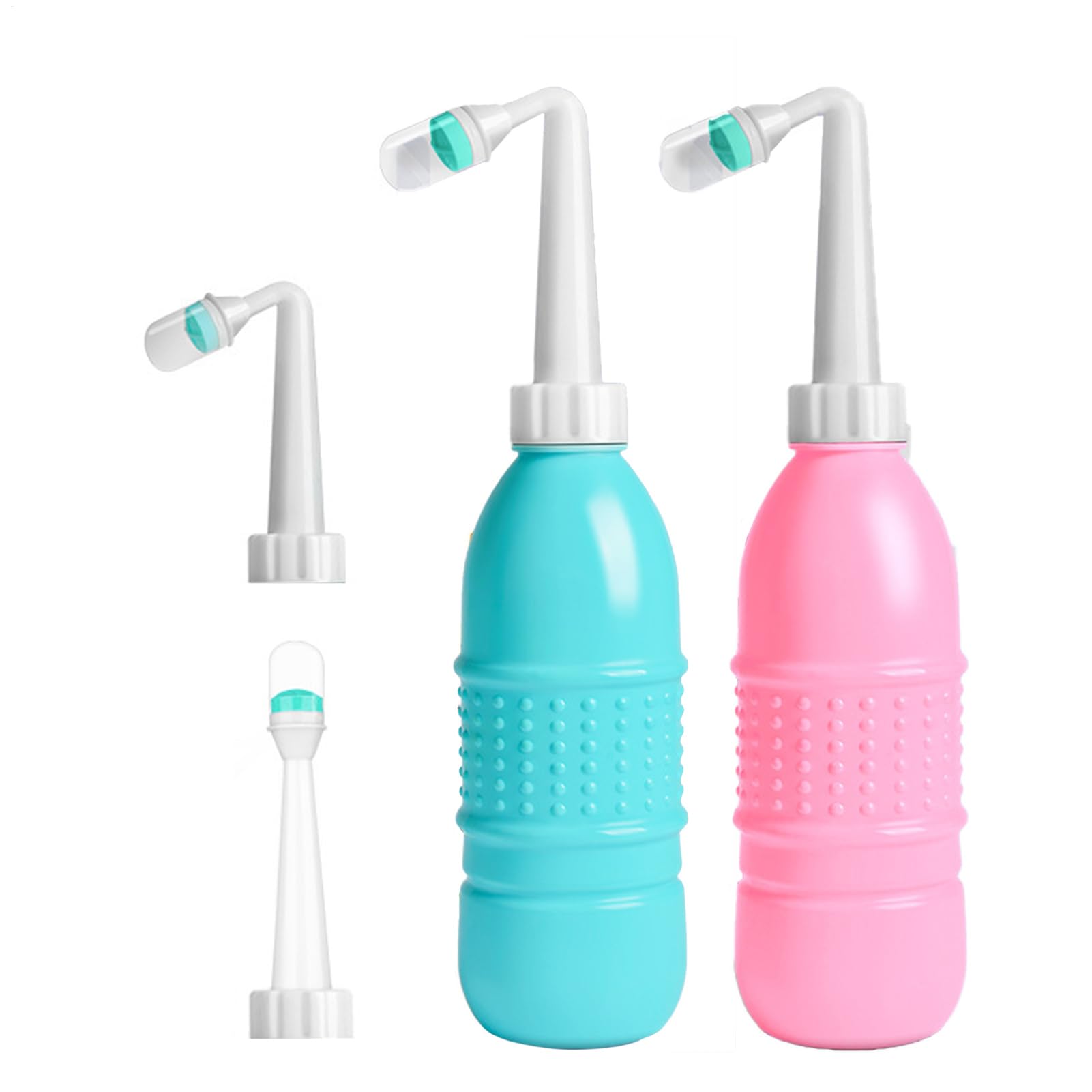 Botella de ducha femenina - Lavado vaginal de 400 ml, limpiador de higiene ergonómico, material LDPE EVA | de riego para el cuidado Personal femenino, dispositivo de higiene portátil reutiliza — view 10