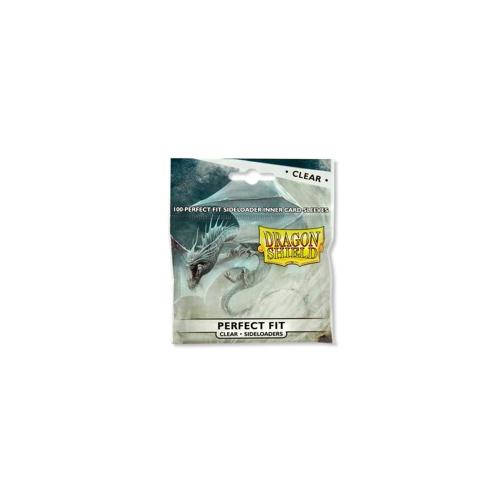 Dragon Shield Standard Perfect Fit Sideloading Sleeves - Clear/Clear (100)