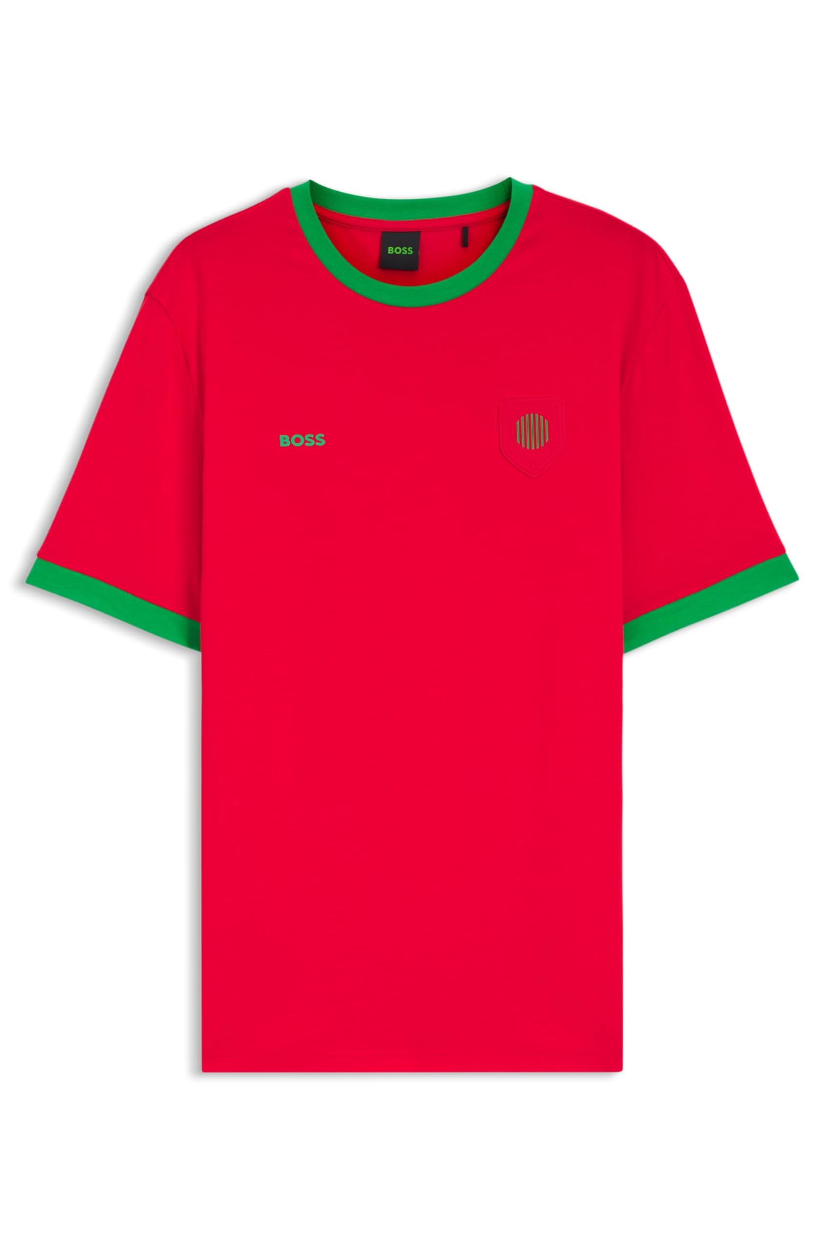 BOSS Men's Ts_bb BC Lux Tee T-Shirt, Open Red 647, M
