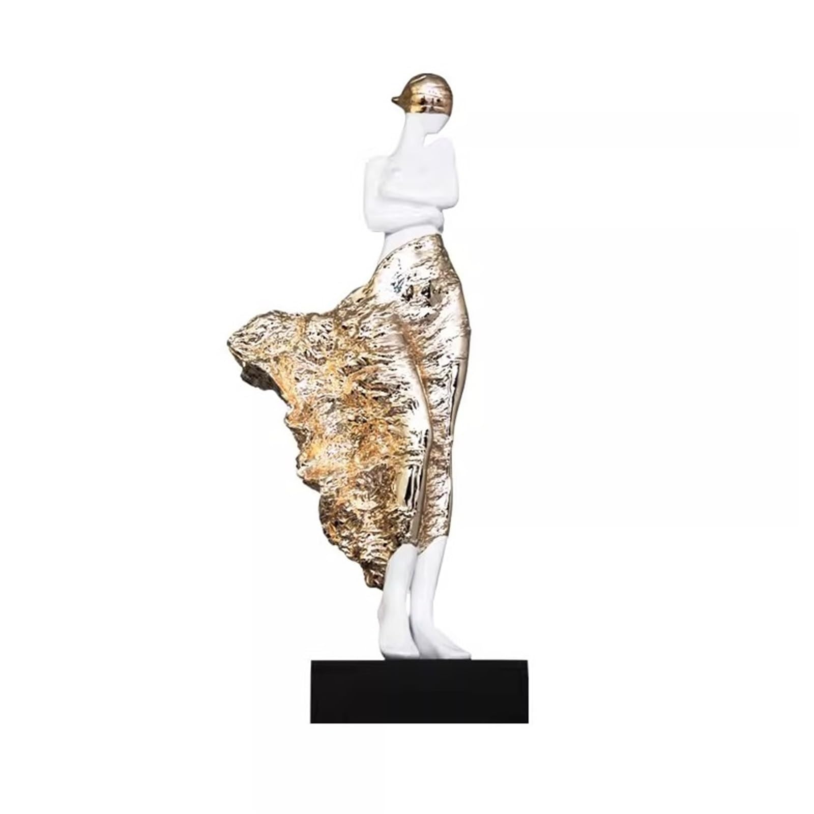 DFHS46JK Table Decorations Luxury Resin Figure Sculpture Decorative Art Piece for Living Room, Desktop and Entryway Art Statue