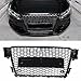YIHANBRI Auto Frontstoßstange Radiator Wabengitter Kühlergrille, für Audi A5/S5 B8 2008 2009 2010 2011 Zubehör Nachrüsten Kühlergrill Mittelnetz Grilles Autozubehör