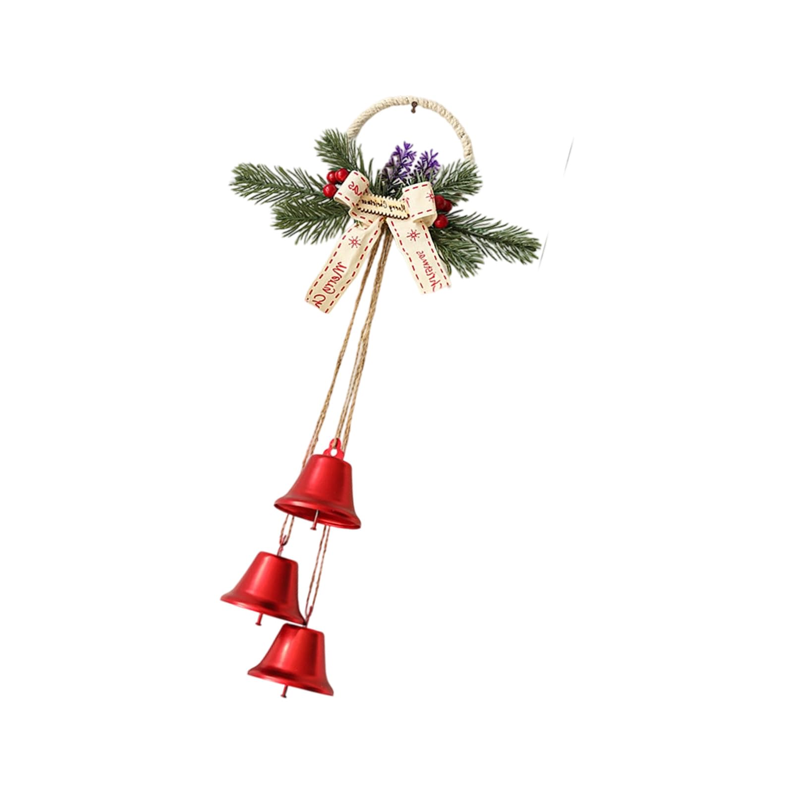 3. Traditional Rose Carillons Christmas Tree Wedding Cyclical Hanging Ornament Artisan-Crafted Decor Golden Sateen Carillons for Vacations