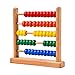 Toyvian Abacus Colorful Bead Wood Classic Abacus Counting Tool Portable Numbers Math Calculating Tool for Home Classroom School