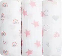 Papi Textil Cueiro Swaddle Papi Soft Estampado 80Cm X 80Cm Contem 03 Un