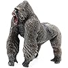 Gorilla Toys Action Figure Rampage Gorilla Fight Mode Ape Solid Wild Animal Figurines for Role Playing Story Telling Toy