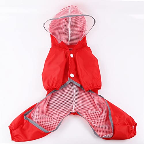 Chaqueta impermeable de doble capa para perros pequeños que odian mojarse 7