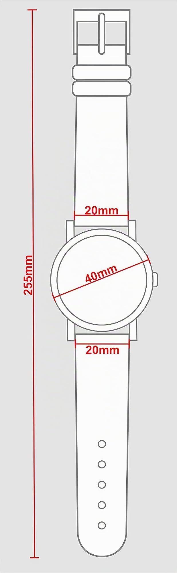 Uhr mit Foto personalisiertes Geschenk 40mm Lederband schwarz 3BAR Wasserdicht