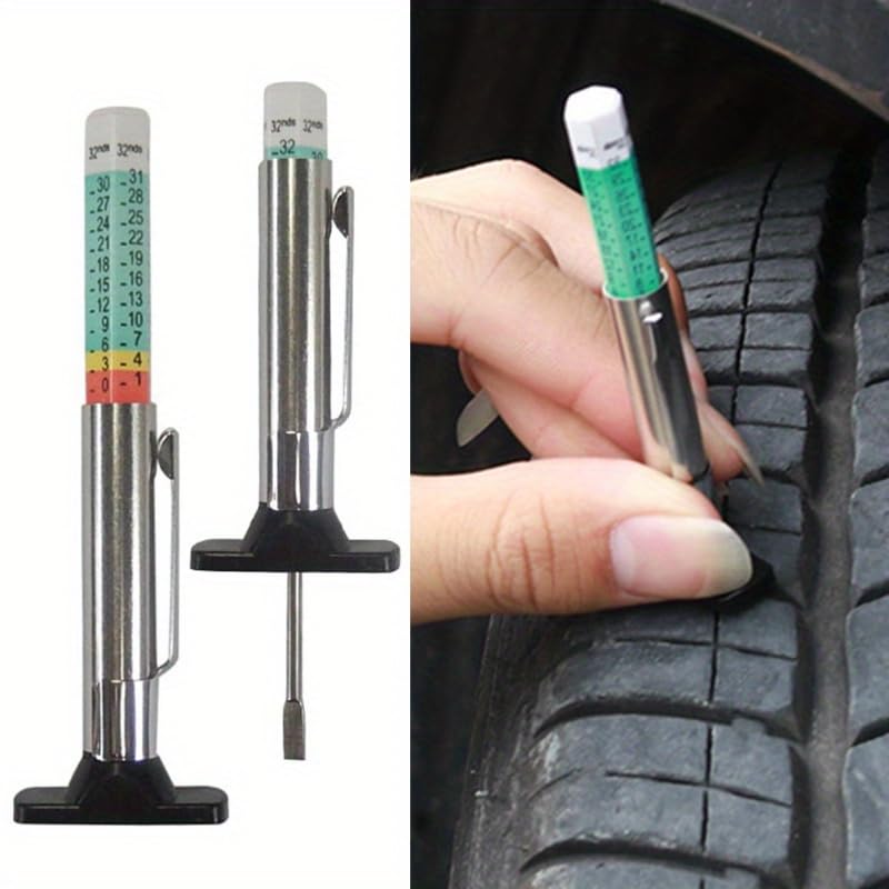 25mm Car Tyre Tire Tread Depth Gauge Meter Auto Tire Wear Detection Measuring Tool Caliper Thickness Gauges