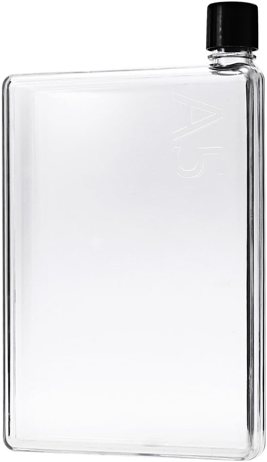 Huya Force Portable Stylish A5 Notebook Water Bottle for School Activity Outdoor Sports - 420ml