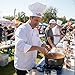 Chili Cook Off Champion Adjustable Chef Hat, White Polycotton Blend, Chili Cook Off Prize for Competition Winner