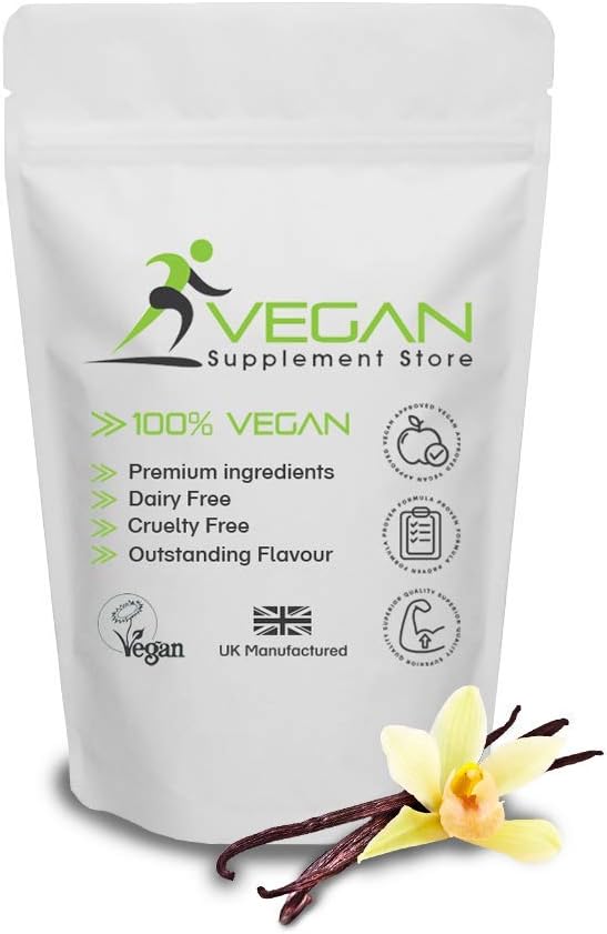 Vegan Diet Meal Replacement Shake - Supports Weight Management - Plant Based - Gluten-free, Dairy-free & Soya-free Diet Shake (Smooth Vanilla) | 10 Servings | 500g