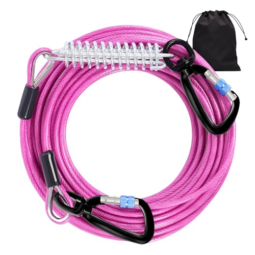 Snagle Paw Dog Tie Out Cable 30FT-1000LBS Break...