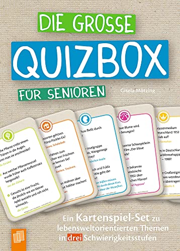 Die große Quizbox für Senioren: Ein Kartenspiel-Set zu...