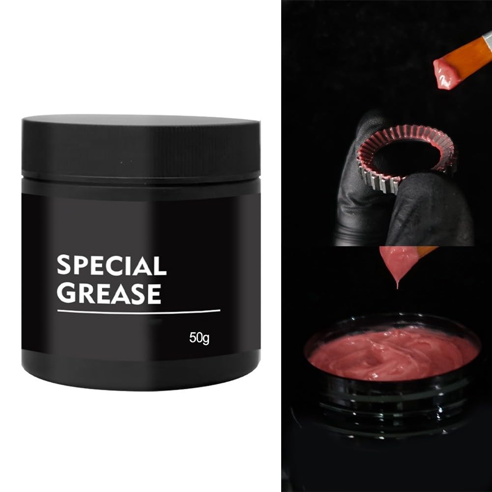 Grasso lubrificante rosso a cricchetto per bicicletta, 50 g, per sistema DT Swiss Hub, grasso ad alta lubrificazione a bassa viscosità per un coinvolgimento fluido per kit di riparazione bici