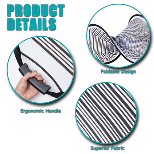 Image of Dent Reflector Board 2-Pack, 32 Inch Large Dent Detection Light Board with Ergonomic Handle, Car Dent Fix Tool for Hail Damage, Vehicle Door Scratches, and Paintless Dent Repair