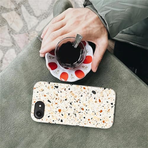 Kapadiy Capa magnética para iPhone 16e, design elegante moderno rosa mármore compatível com MagSafe Hybrid Dual Protection Silicone + capa protetora rígida à prova de choque antiarranhões para homens