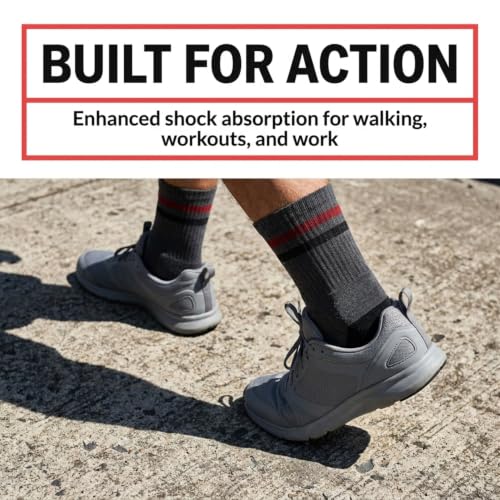 Image of Men's Regular Length Full White Terry Ribbed Socks - Cushioned for Comfort, Breathable Cotton Socks for Men - Free Size (Pack of 3)