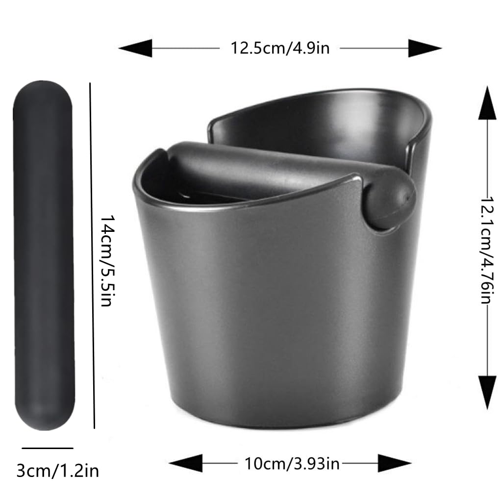 Knock Box Per Caffè Espresso - Contenitore Fondi Con Barra Antiurto